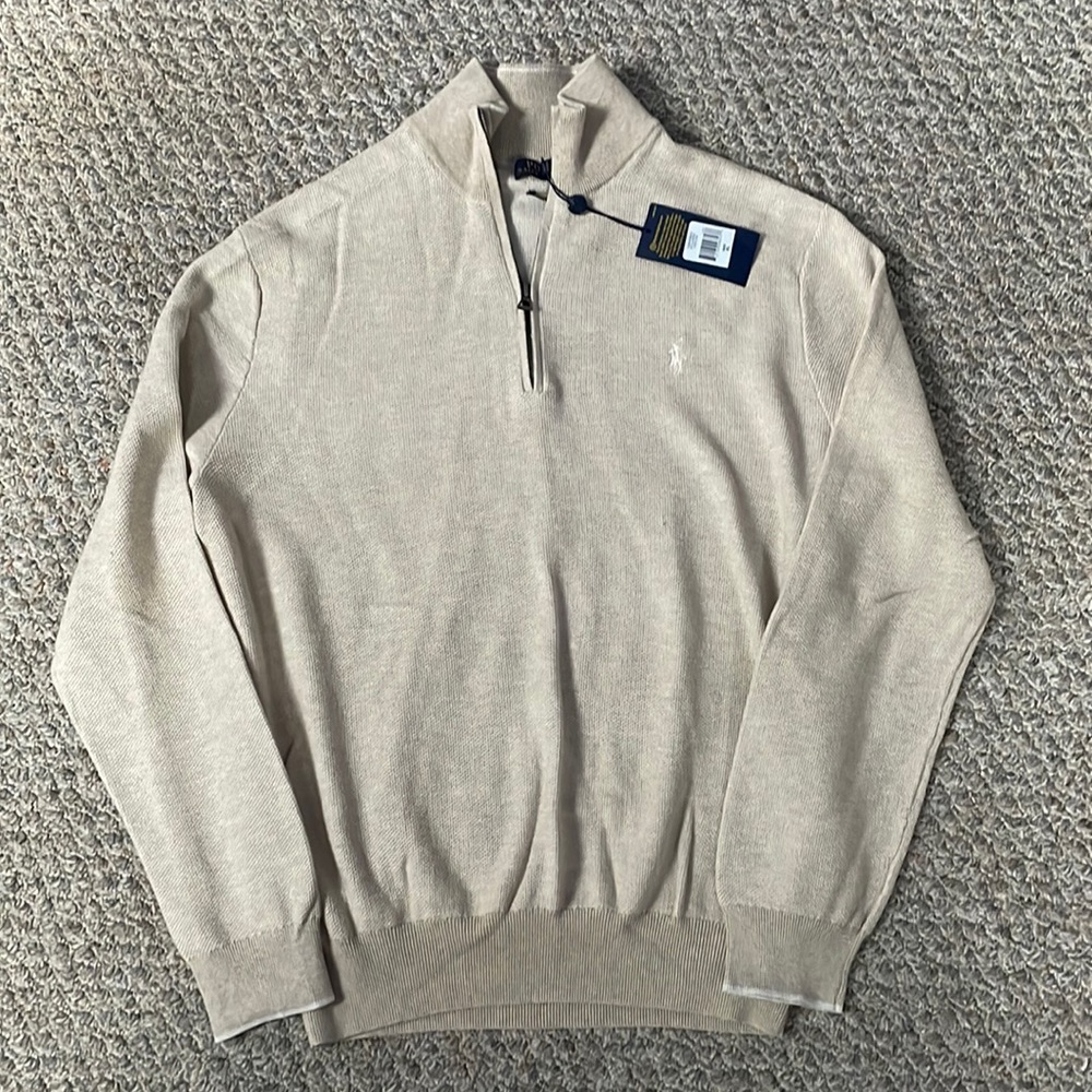 Men’s Polo Ralph Lauren Sweater/Pullover Dune Tan - SIZE XL